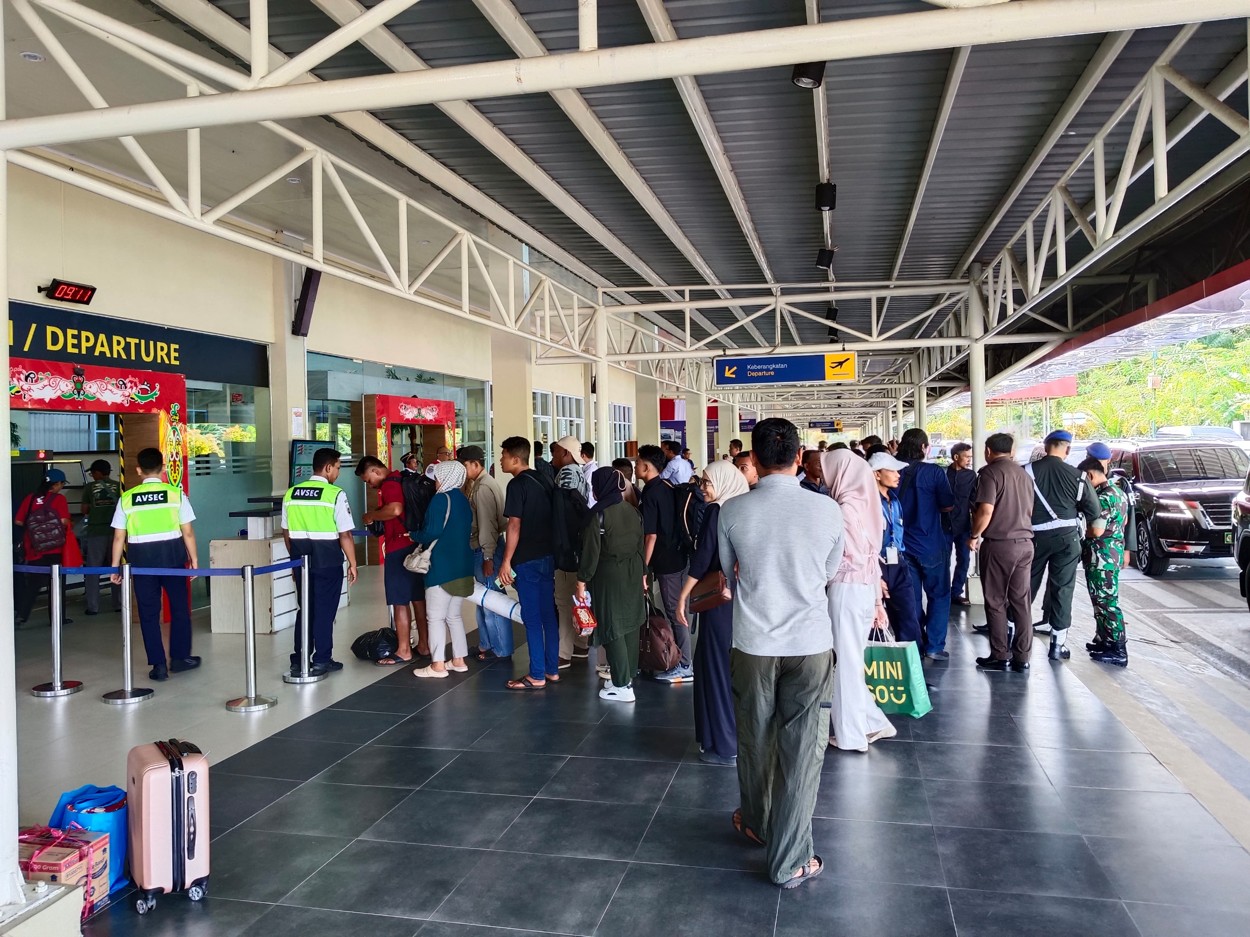 Suasana Bandara Haji Asan Sampit.  (Akbar/Radar Sampit)