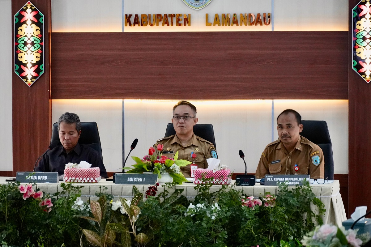 Musrenbang RKPD Kabupaten Lamandau Tahun 2027 di Aula Kantor Bapperida Lamandau.        