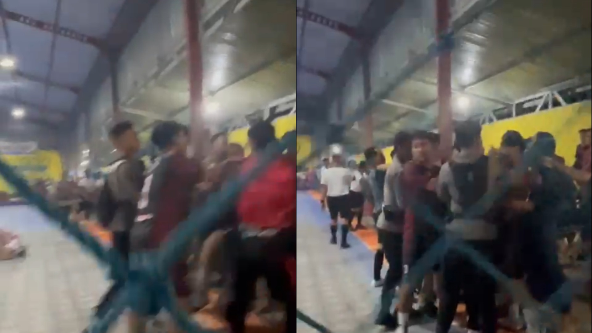 ADU JOTOS: Aksi tak terpuji saat gelaran olahraga futsal di Lamandau