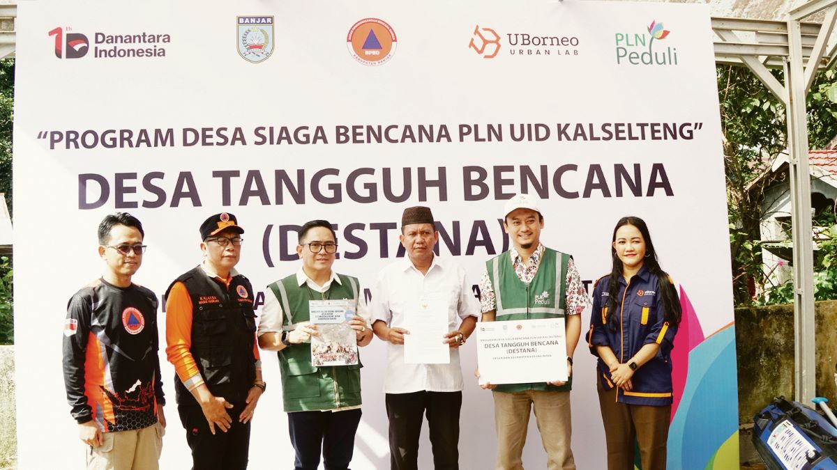 MOMEN RAMADAN: Program Desa Tangguh Bencana (Destana) di Desa Kiram, Kabupaten Banjar ini menjadi wujud kepedulian PLN terhadap potensi risiko bencana yang dihadapi masyarakat