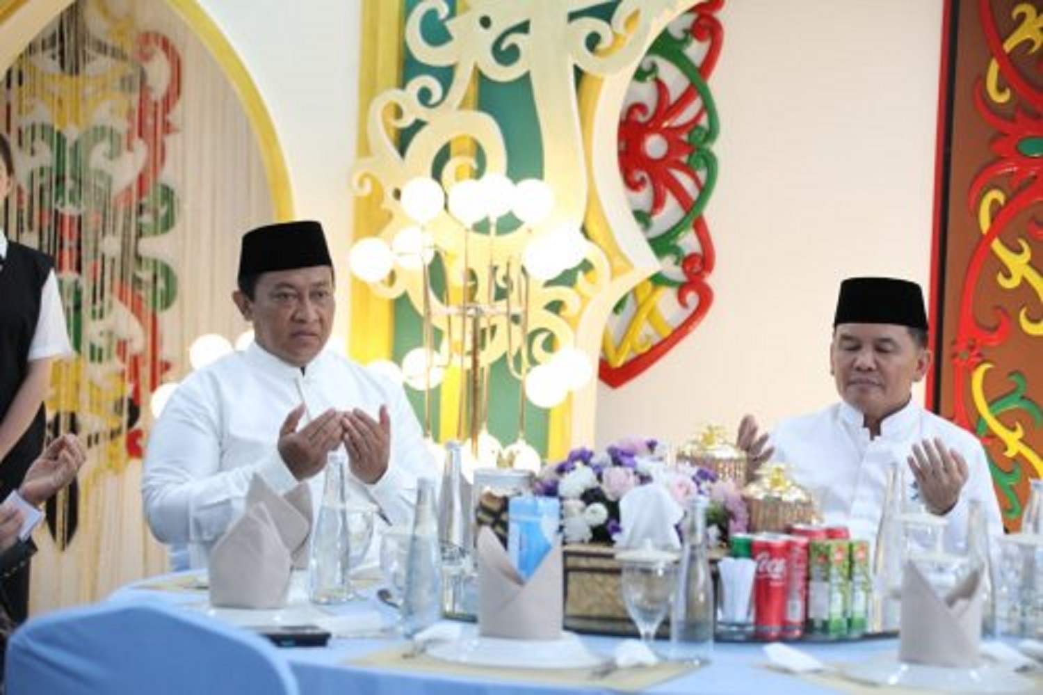 Gubernur Kalteng dan Wagub Kalteng saat momen Open House Idulfitri 1446 Hijriah/ tahun 2025 lalu.