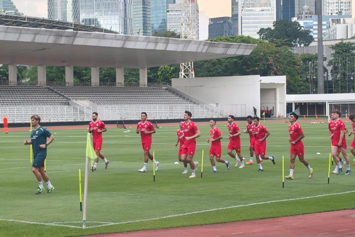 Latihan perdana timnas Indonesia jelang FIFA Series 2026