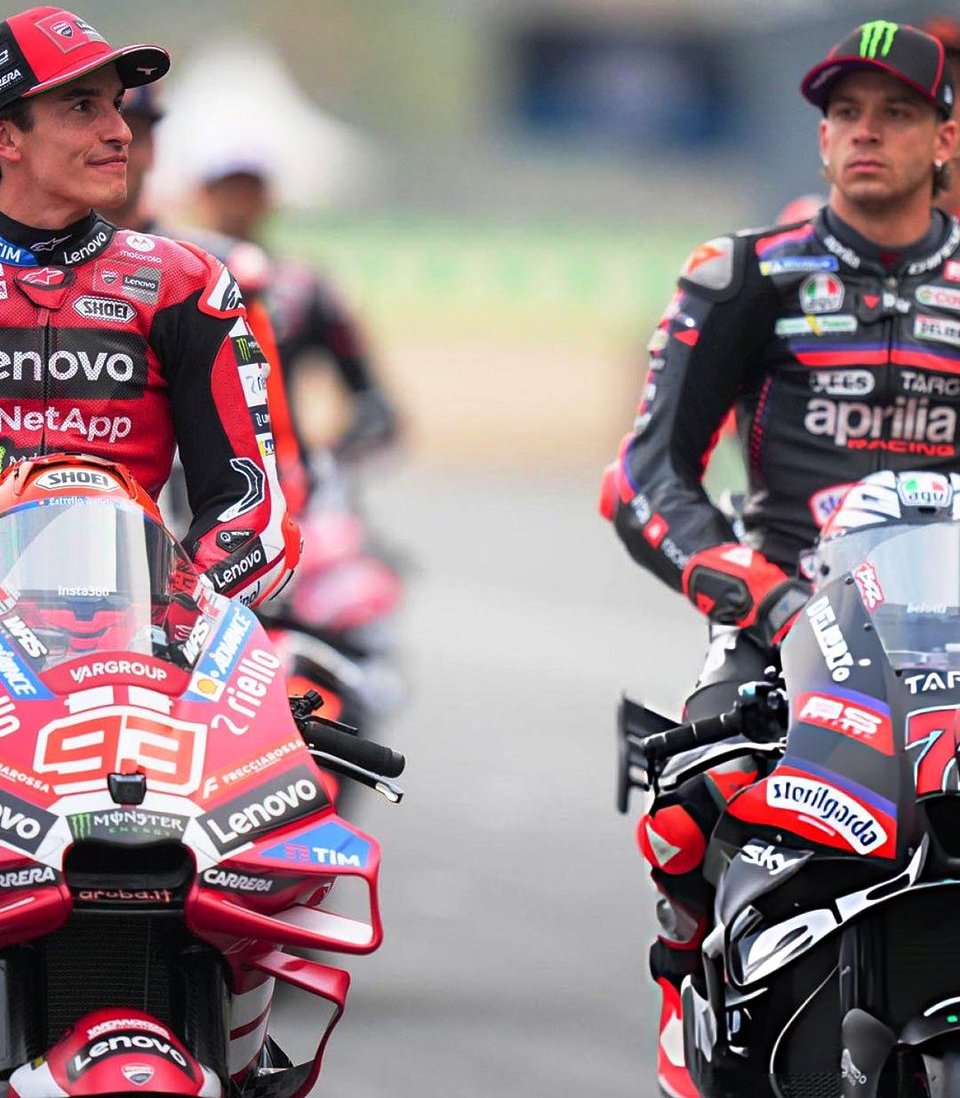 Marc Marquez yang mulai mendapatkan rivalitas ketat dari beberapa pembalap d MotoGP, salah satunya, Marco Bezzecchi.