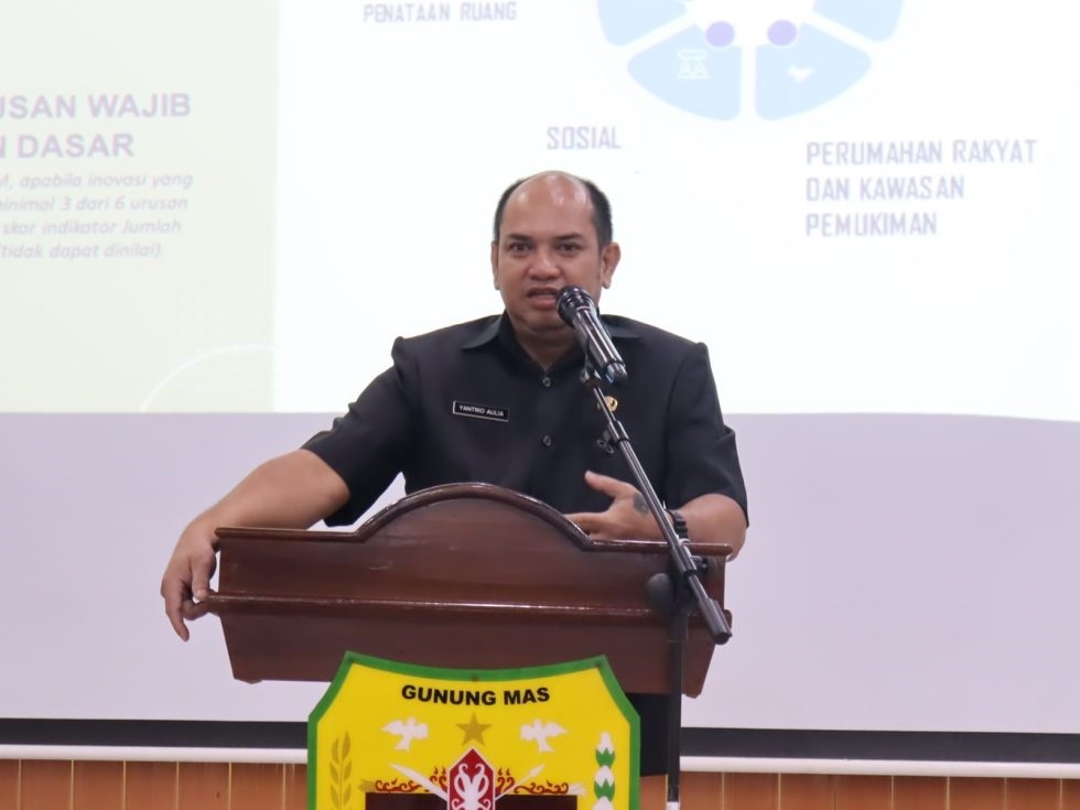   Plt Sekretaris DPRD Kabupaten Gunung Mas Yantrio Aulia