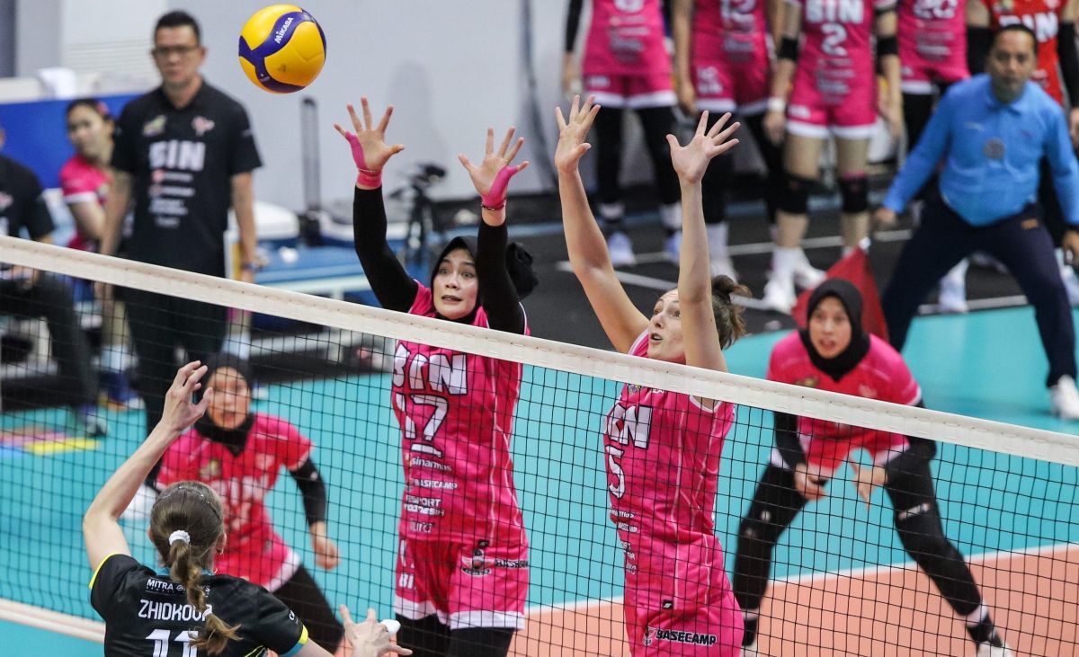 KOMPETITIF: Salah satu laga Proliga 2026 di sektor putri.
