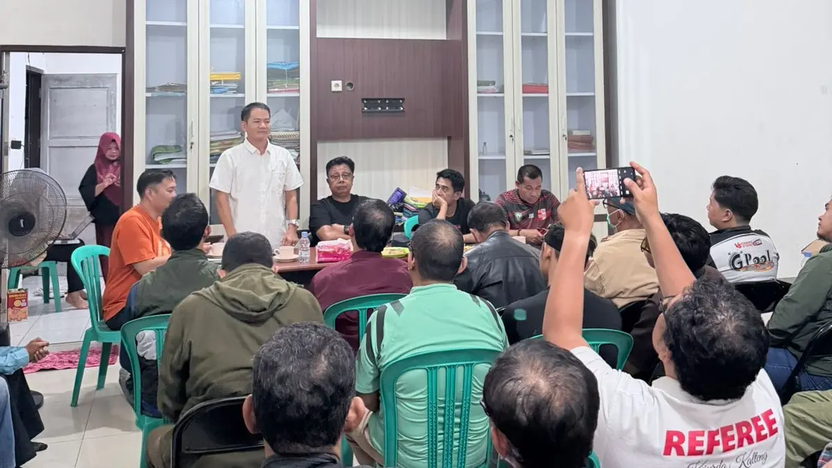 Pertemuan internal KONI dan Cabor di Kotim belum lama ini. (rado/radar sampit)