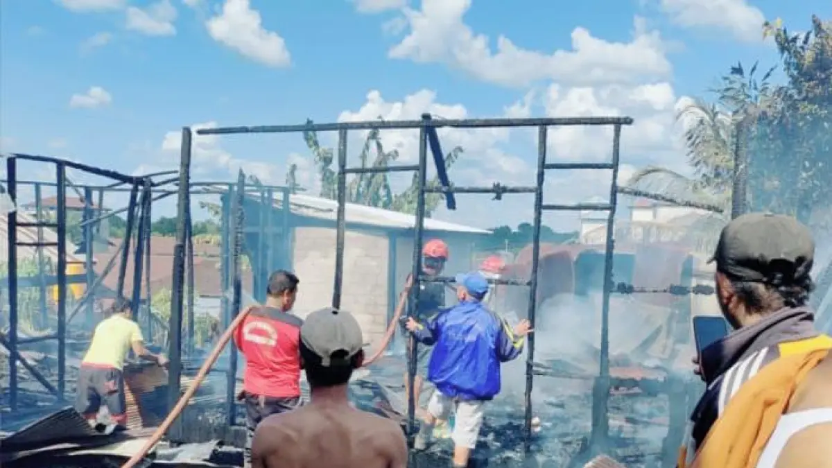 Kebakaran rumah warga Parenggean, Kotawaringin Timur, Kalteng