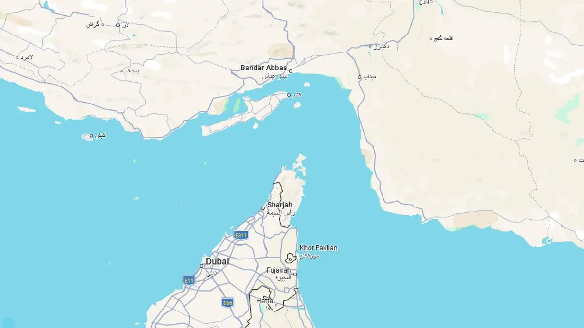 Peta Selat Hormuz. (net)