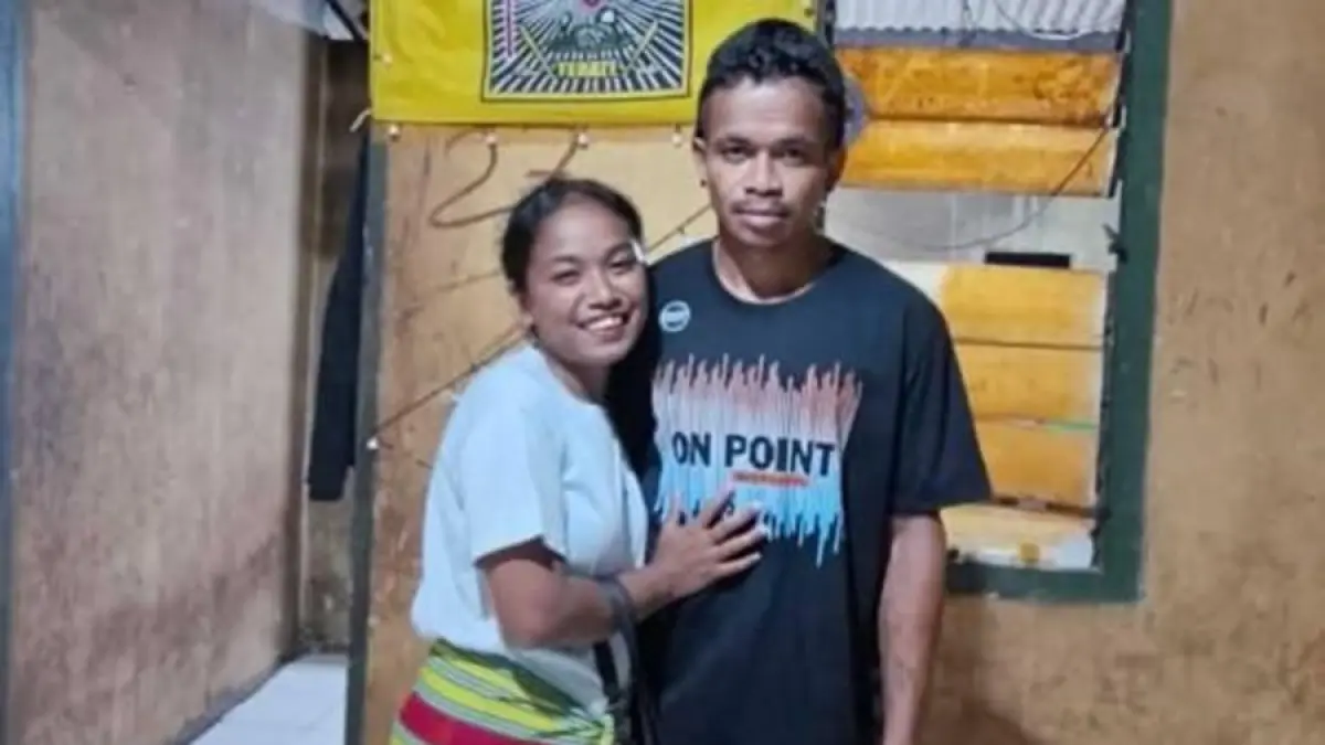 Korban Agata Baoksuni bersama suaminya Nikson Toto semasa hidup. (warga/radar sampit)