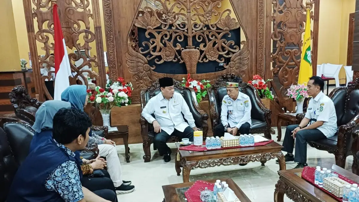 Suasana audiensi antara Bupati Kotim, Diskan Kotim dengan tim verifikasi Ditjen Tangkap KKP, Rabu (22/4).(istimewa/Diskan Kotim)