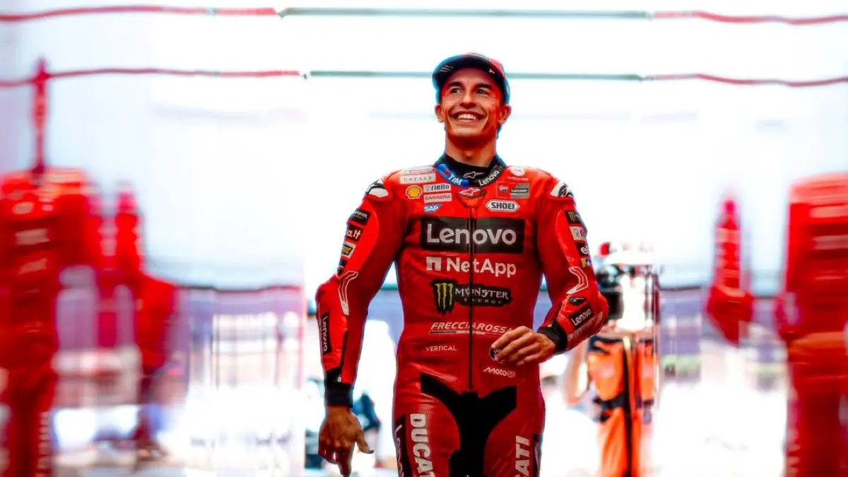 Marc Marquez memastikan tak akan menyelesaikan rangkaian MotoGP 2025 karena fokus pemulihan cedera yang didapat akibat kecelakaan saat balapan di Sirkuit Mandalika. (Dok. MotoGP)
