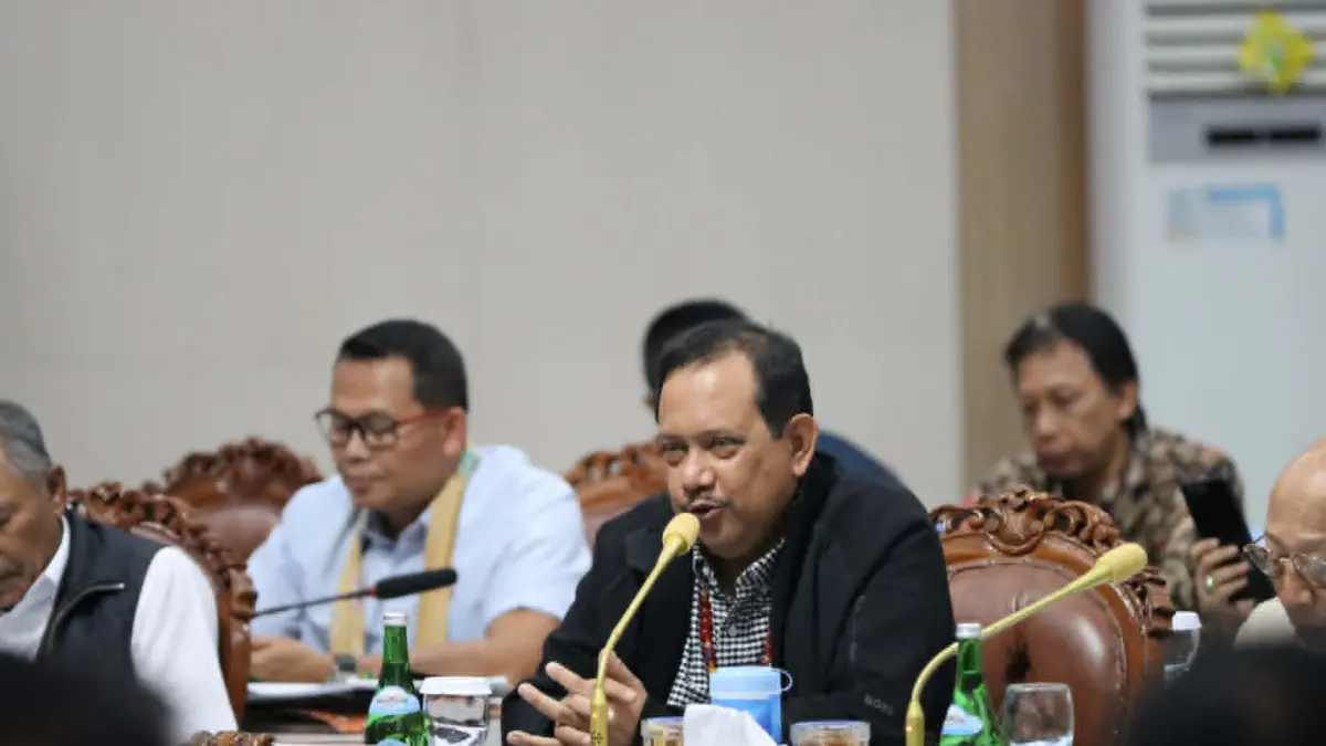 Anggota Komisi III DPR-RI saat kunjungan kerja ke Kalteng, Jumat (24/4)