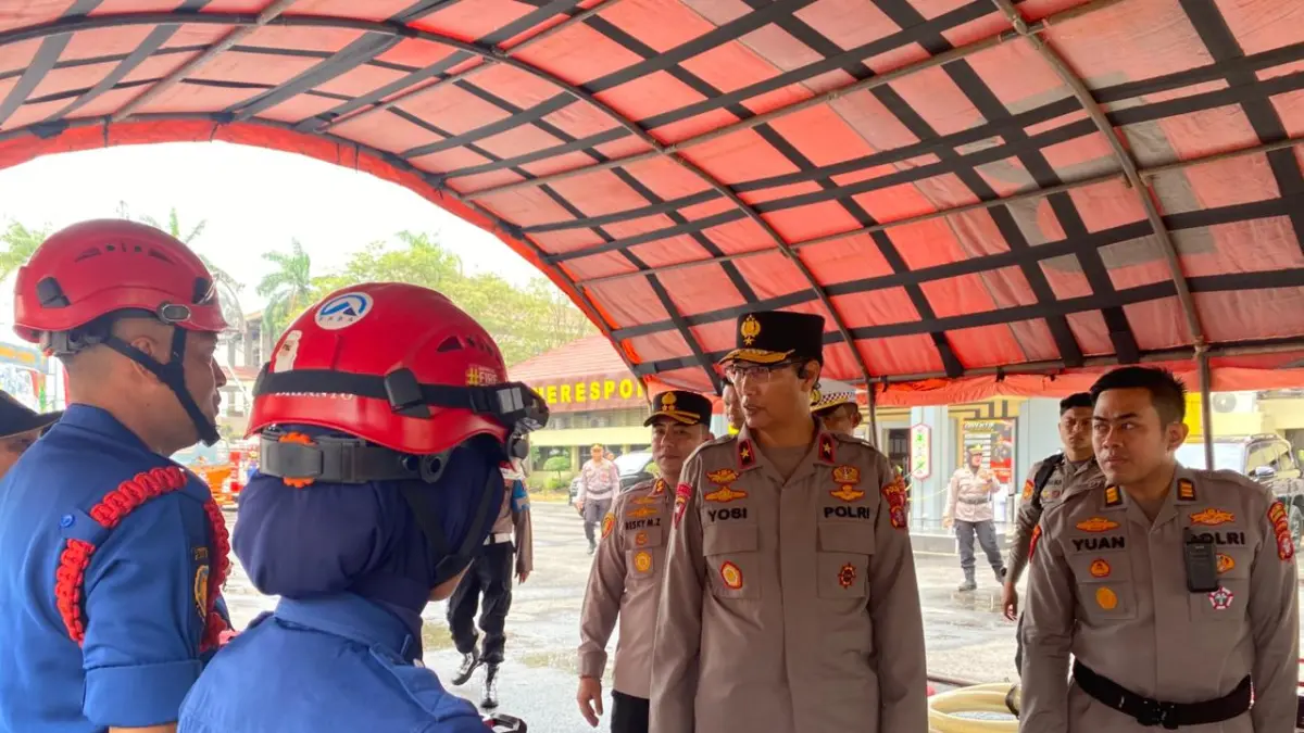  Wakil Kepala Kepolisian Daerah Kalimantan Tengah, Brigjen Pol Drs.Yosi Muhamartha saat kunjungan kerja ke Polres Kotim. (Rado/Radar Sampit)