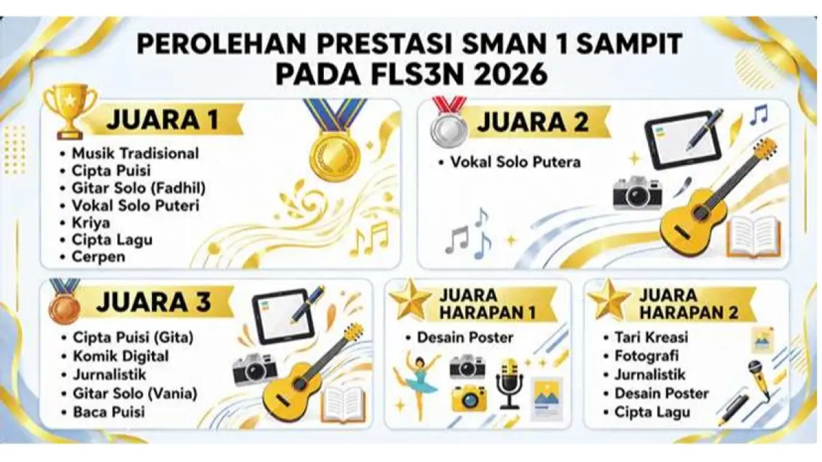 Prestasi SMAN 1 Sampit pada FLS3N 2026