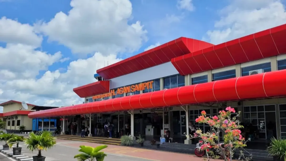 Bandara Haji Asan Sampit.  (Akbar/Radar Sampit)