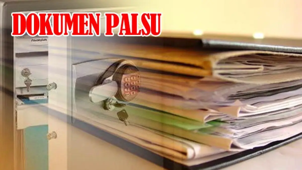 ilustrasi-dokumen palsu. (net)