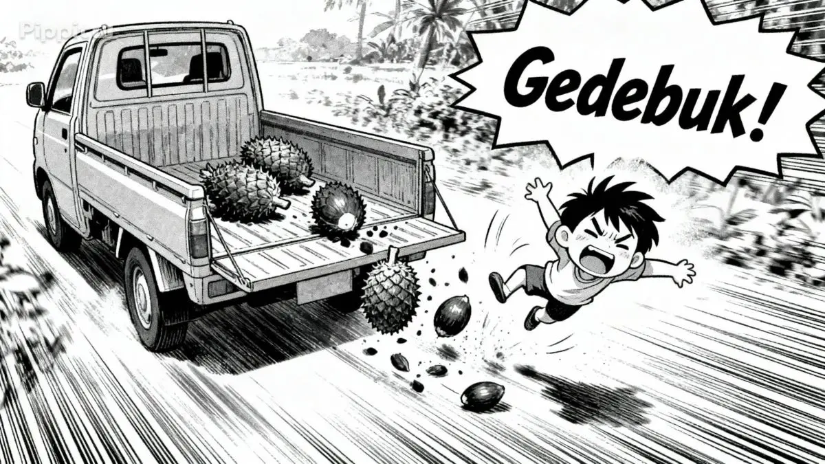 Ilustrasi kecelakaan di kebun sawit