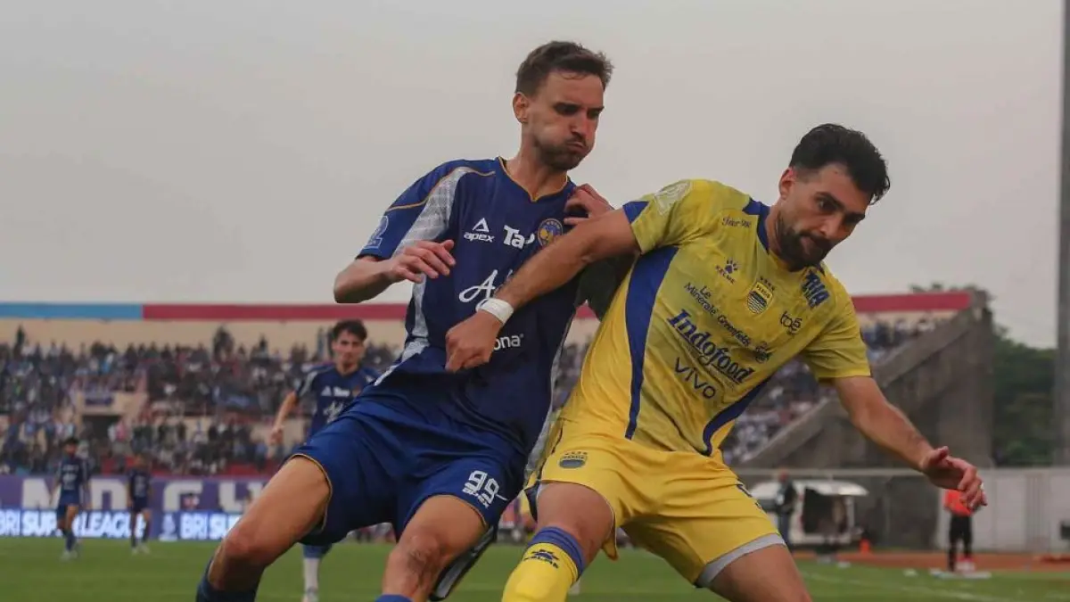 Pertemuan peman Persib Bandung dan PSIM Yogyakarta beberapa waktu lalu.(net)