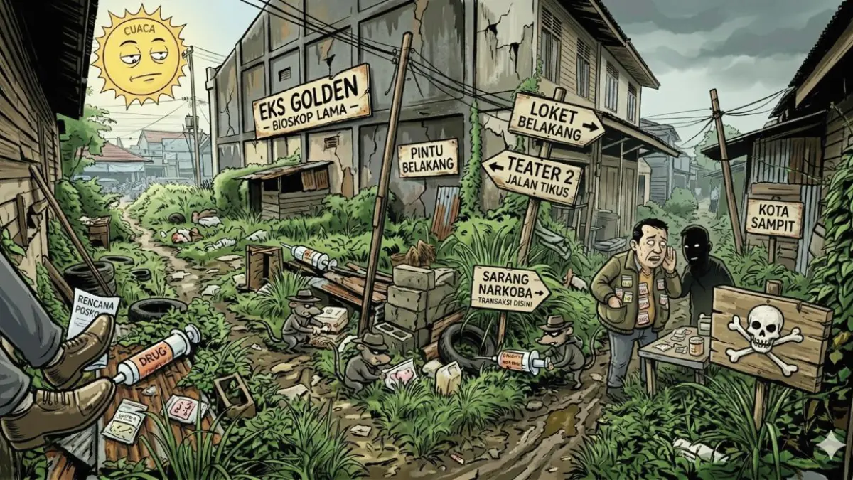 ilustrasi kawasan eks Golden Sampit