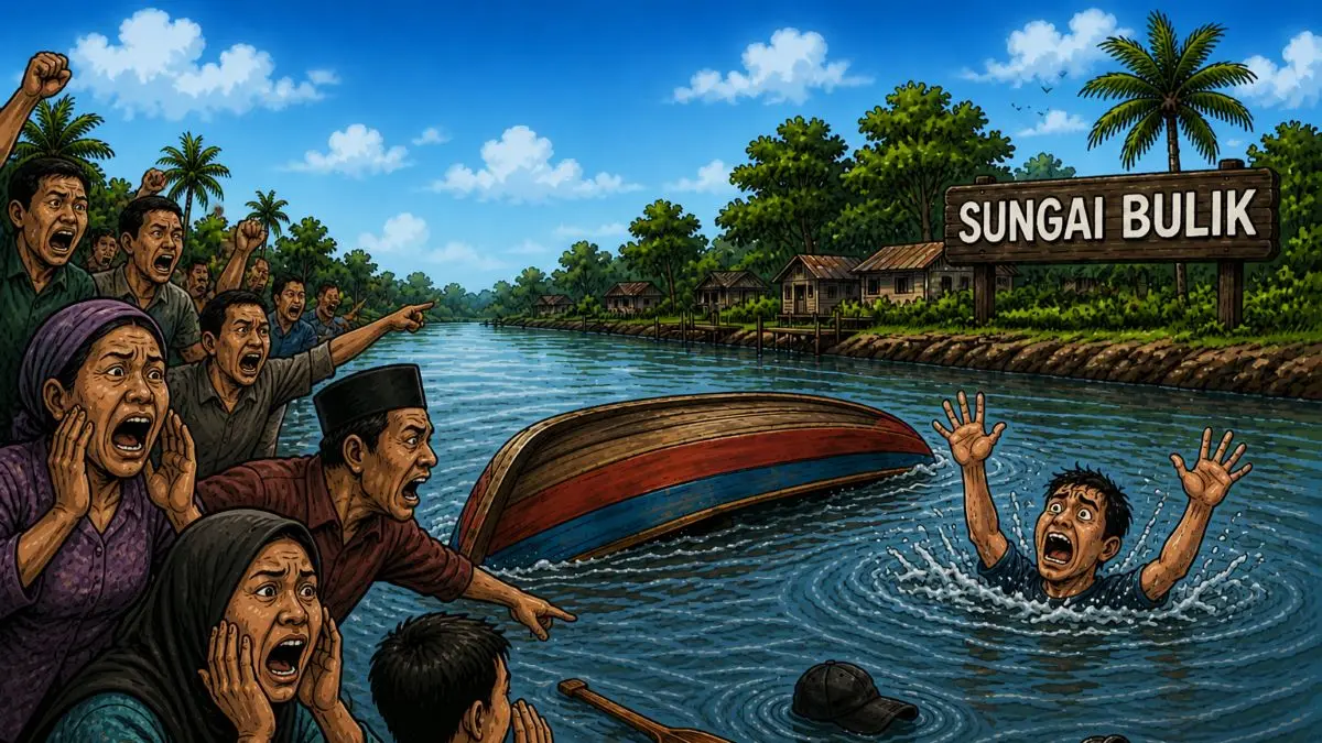 ilustrasi korban tenggelam