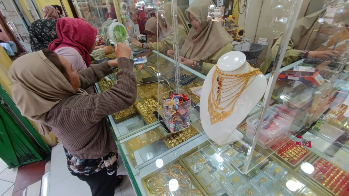 Logam mulia turut mengerek inflasi Sampit, Kabupaten Kotawaringin Timur, pada April 2026. (Usay Nor Rahmad/Radar Sampit)