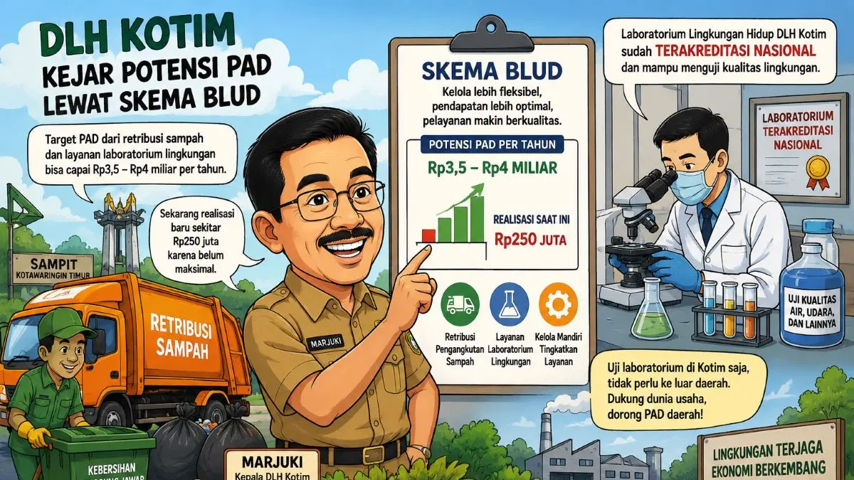 ilustrasi DLH Kotim