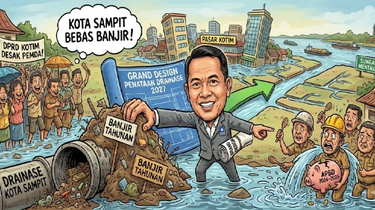 Ilustrasi Grand Design Penataan Drainase