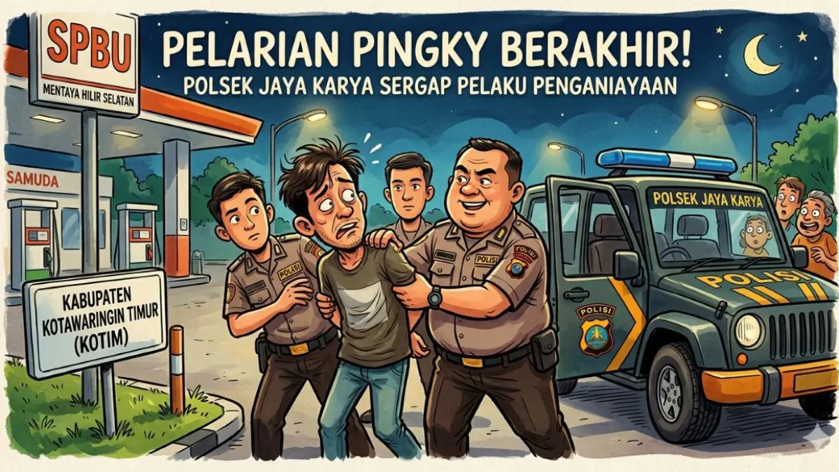 ilustrasi penangkapan pelaku penganiayaan