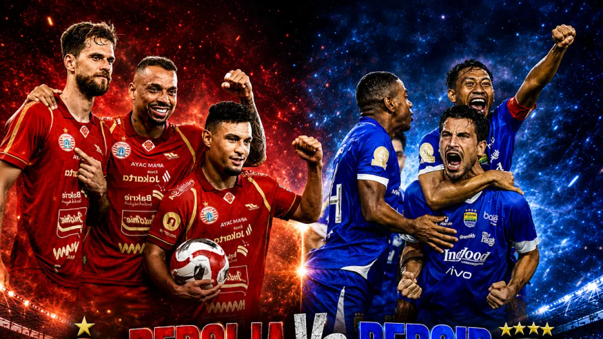 Poster Bigmatch Persija Jakarta vs Persib Bandung di Samarinda, Minggu (10/5). (hadi/radarsampit)