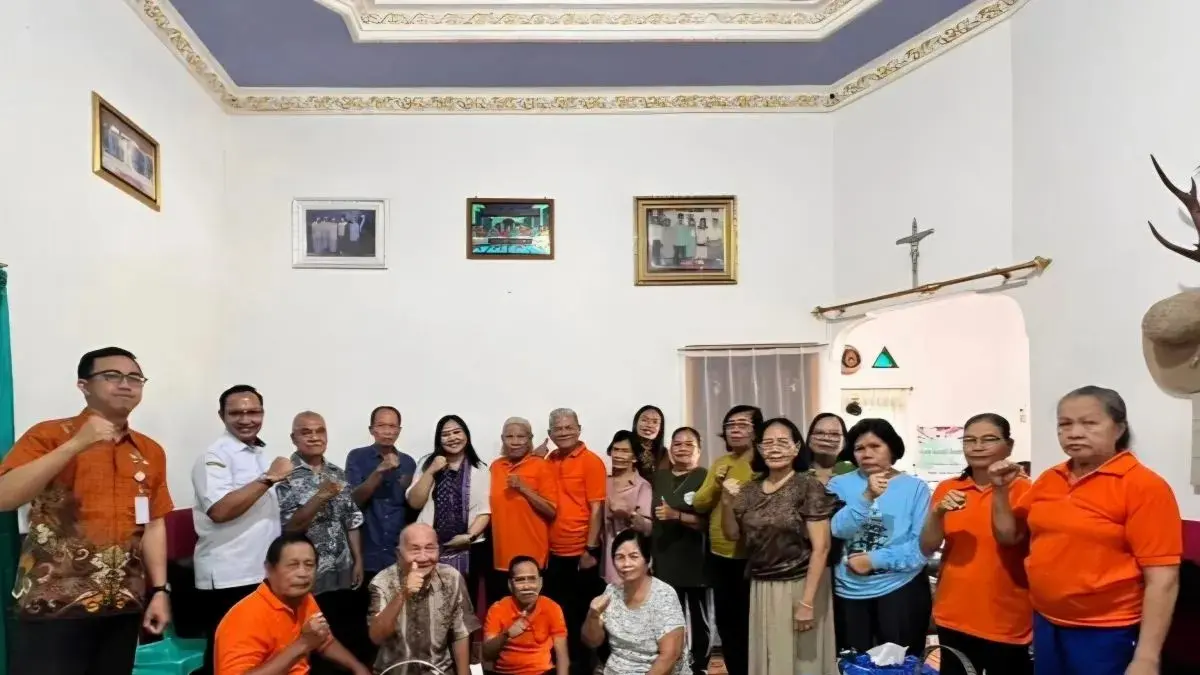 DP2KBP3A Kabupaten Gunung Mas memperkuat pembinaan lansia melalui program Sekolah Lansia Berjenjang di wilayah setempat. (arham/radar sampit)