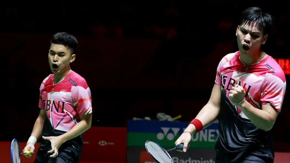 Leo Rolly Carnando/Daniel Marthin yang menjuarai Thailand Open 2026. (net)