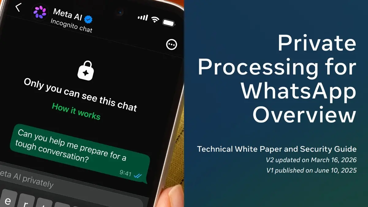 Obrolan Incognito untuk WhatsApp dan aplikasi Meta AI