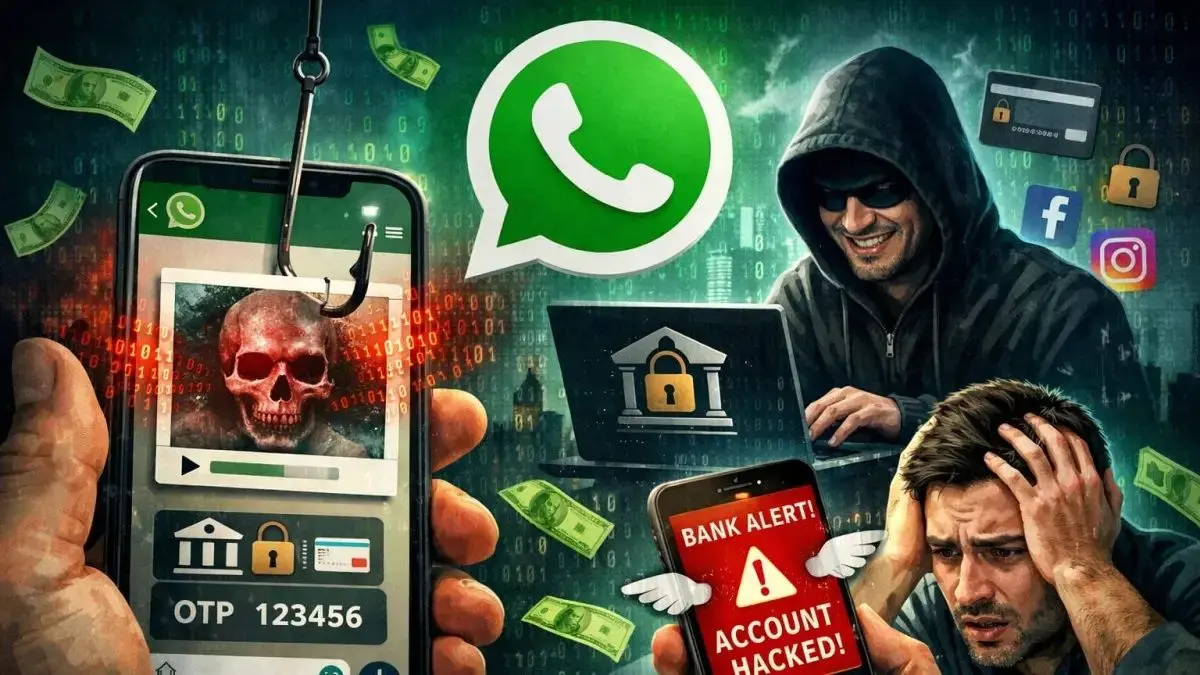 Ilustrasi Teror Digital: Satu klik foto di WhatsApp bisa jadi pintu masuk peretas/Radar Surabaya