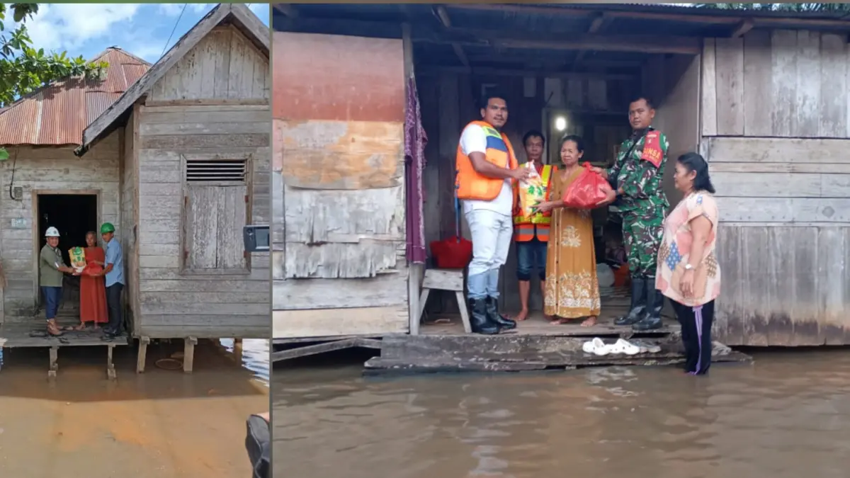 Banjir yang terjadi di wilayah Arut Utara berdampak pada aktivitas harian masyarakat, termasuk mobilitas warga dan pemenuhan kebutuhan pokok.