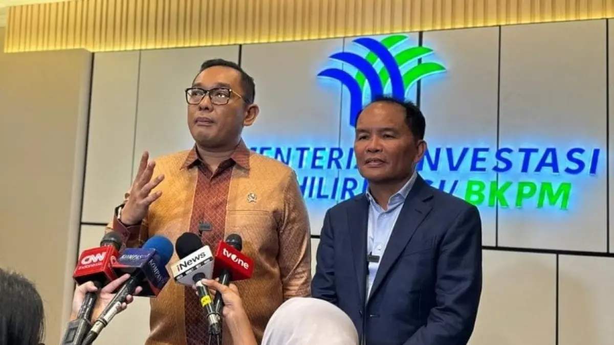 Gubernur Kalteng Agustiar Sabran bersama Wakil Menteri Investasi dan Hilirisasi