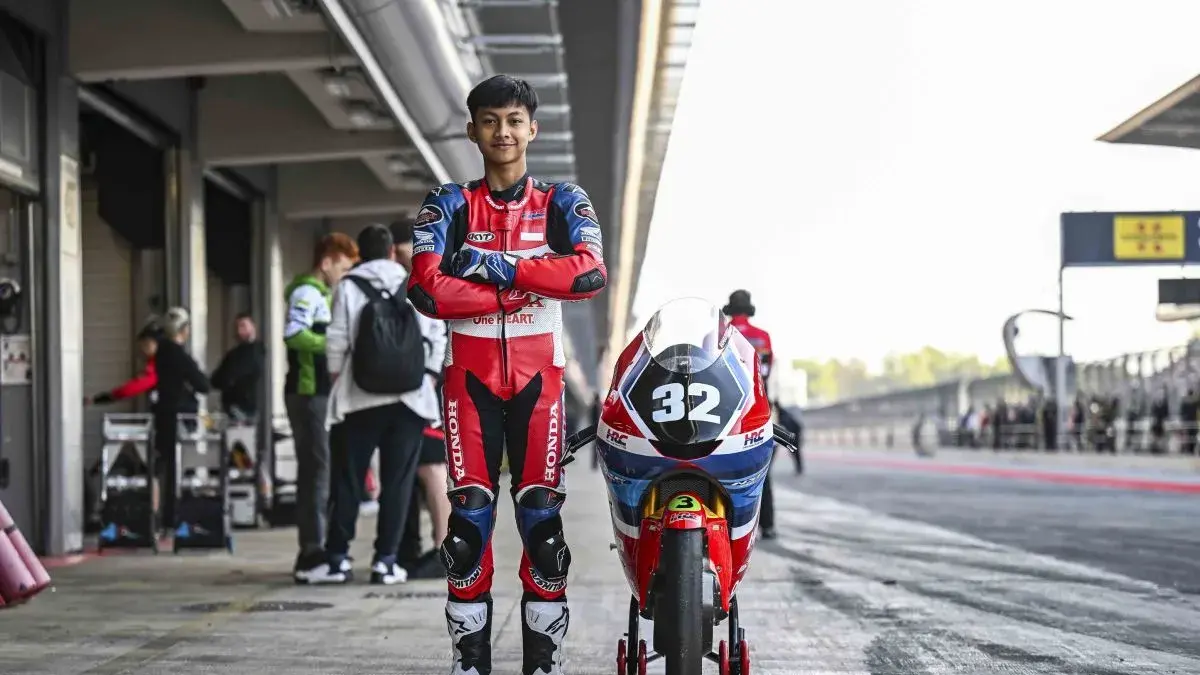Kiandra Ramadhipa Pebalap Honda Asia-Dream Racing Junior Team. (AHM)
