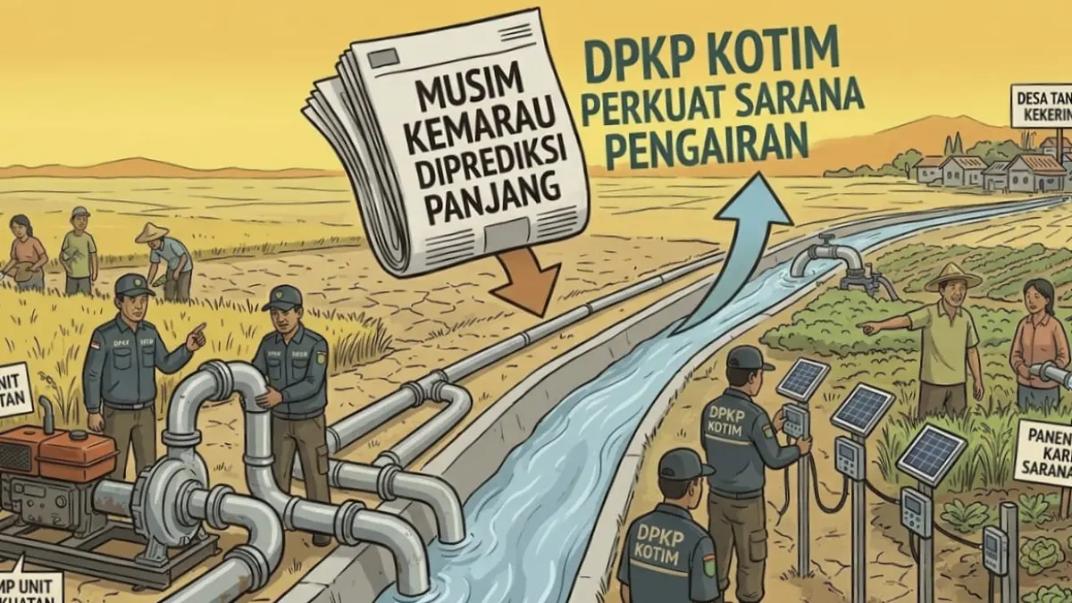 Ilustrasi Pengairan (AI)