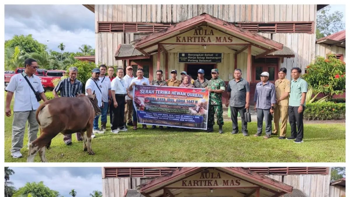 Program kurban tersebut bukan sekadar kegiatan rutin tahunan, tetapi juga bentuk rasa syukur perusahaan atas dukungan masyarakat yang selama ini ikut menjaga hubungan harmonis dengan perusahaan.