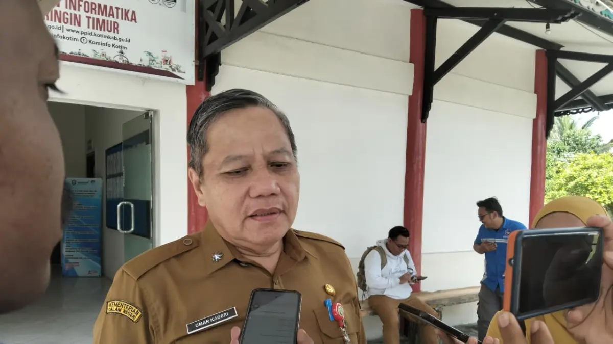 Pj Sekda Kotim, Umar Kaderi, mengatakan penataan kelembagaan masih dikaji agar tidak merugikan ASN.  (Akbar/Radar Sampit)