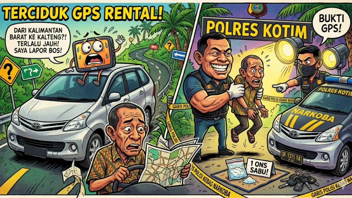 ilustrasi penangkapan kurir sabu-sabu/AI