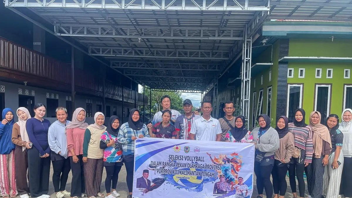 Persatuan Bola Voli Seluruh Indonesia (PBVSI) Kabupaten Seruyan mulai mematangkan persiapan menghadapi Porprov Kalteng 2026. (RIFANI/RADAR SAMPIT)&nbsp;