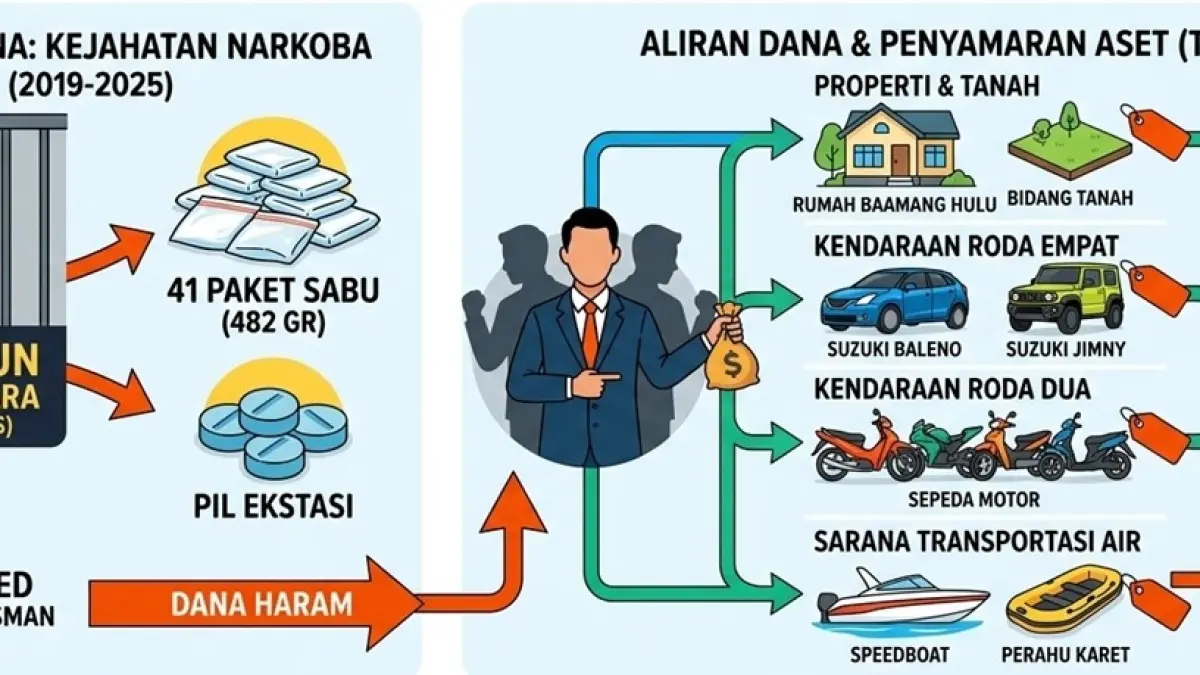 Ilustrasi TPPU (AI)