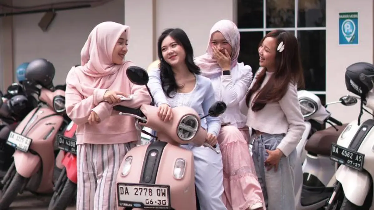 Lifestyle anak muda dengan Yamaha Fazzio (istimewa)