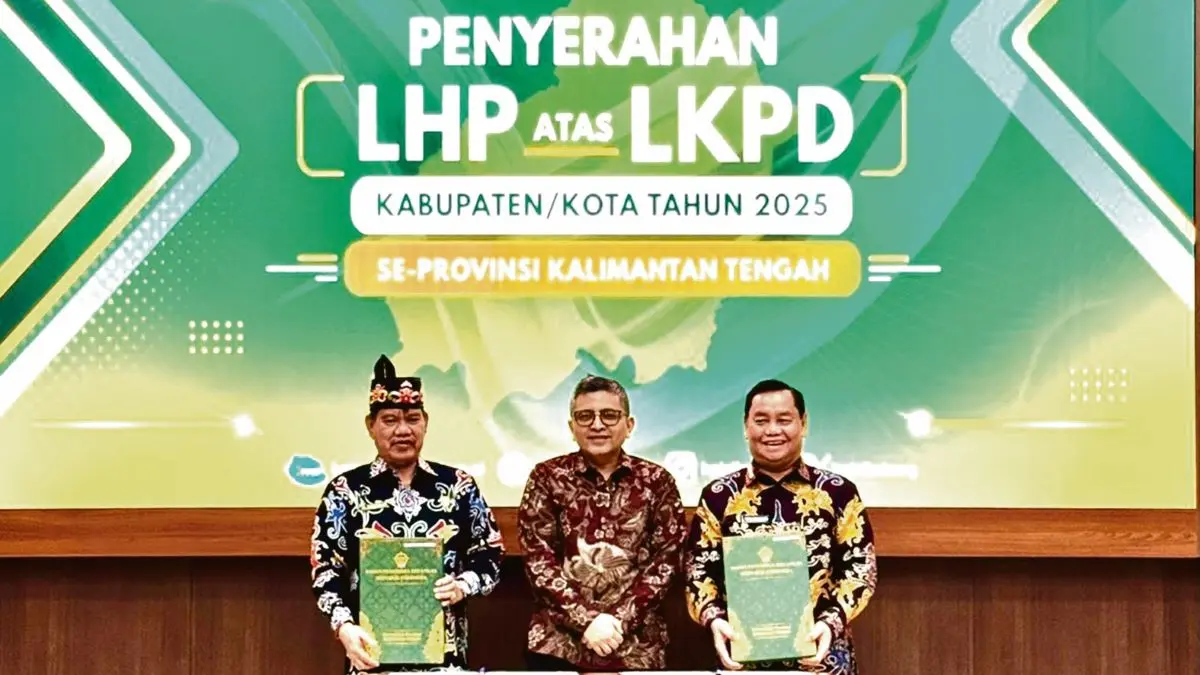 PERTAHANKAN WTP: Kotim kembali memperoleh opini WTP untuk yang ke-12 kali berturut-turut dari BPK RI Perwakilan Kalteng. FOTO: IST/RADAR SAMPIT
