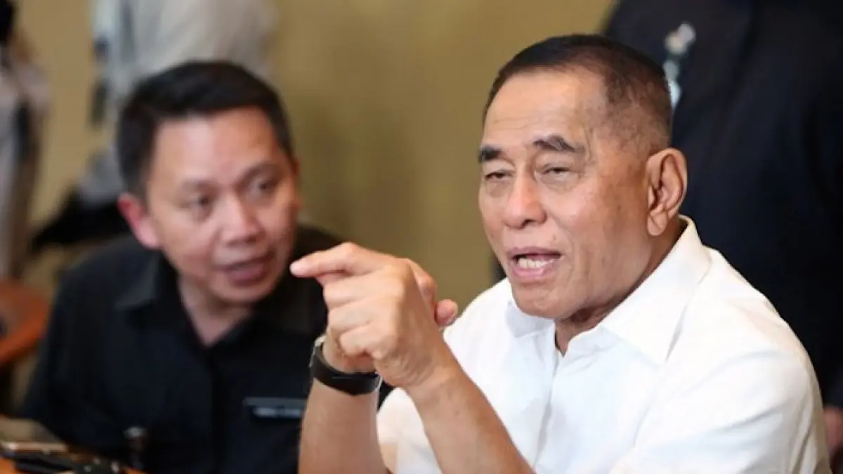 Ryamizard Ryacudu saat menjabat sebagai Menteri Pertahanan (Menhan). Ryamizard tutup usia hari ini Minggu (31/5), di RSPAD Gatot Soebroto.