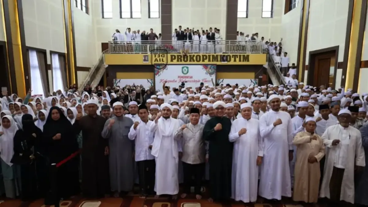 Seminar Anak Pesantren bertema Tantangan Generasi Muda di Era Digital yang digelar di Aula Rujab Bupati Kotim, Sabtu (30/5). (PROKOPIM KOTIM)&nbsp;