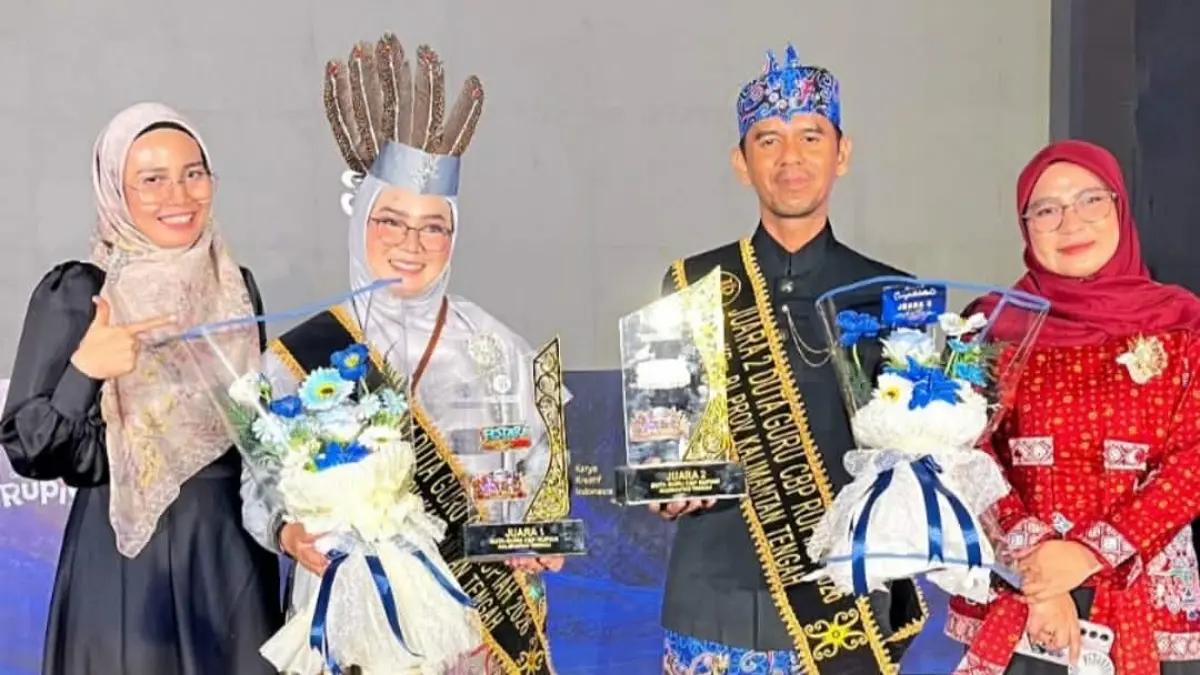 Sejumlah guru di Kota Palangka Raya menorehkan prestasi dalam ajang Pemilihan Duta Guru Cinta, Bangga, dan Paham (CBP) Rupiah Tahun 2026 yang diselenggarakan Kantor Perwakilan Bank Indonesia Provinsi Kalimantan Tengah. (dodi/radar sampit)