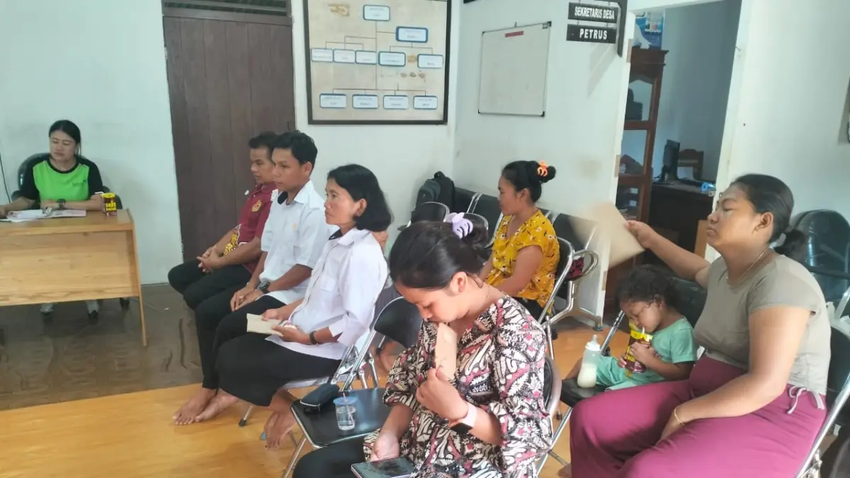 Suasana pembinaan kampung KB di Desa Tangki Dahuyan, Kecamatan Manuhing, belum lama ini. (DP2KBP3A GUNUNG MAS/RADAR SAMPIT)&nbsp;
