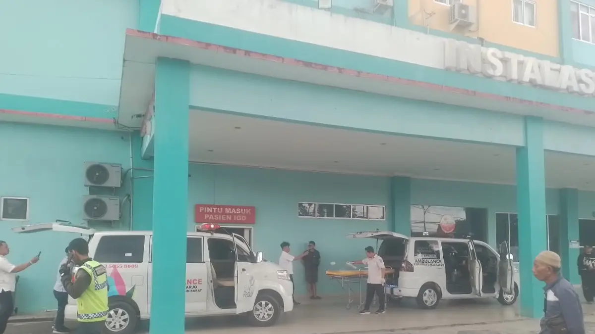 Kedua korban laka kerja dibawa ke IGD RSUD Sultan Imanuddin Pangkalan Bun, Rabu 3 Juni 2026. (ist) 