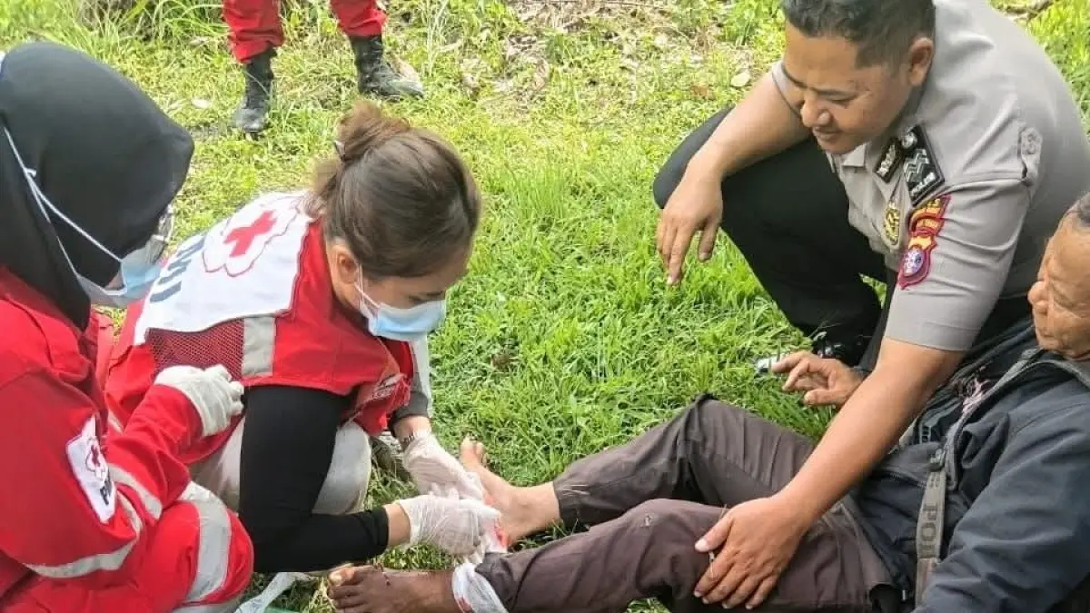 LAKA TUNGGAL: Korban kecelakaan di kilometer 12,Jalan Ahmad Yani, Desa Purbasari, Kecamatan Pangkalan Lada, Kabupaten Kobar, Selasa 2 Juni 2026. (ist) 